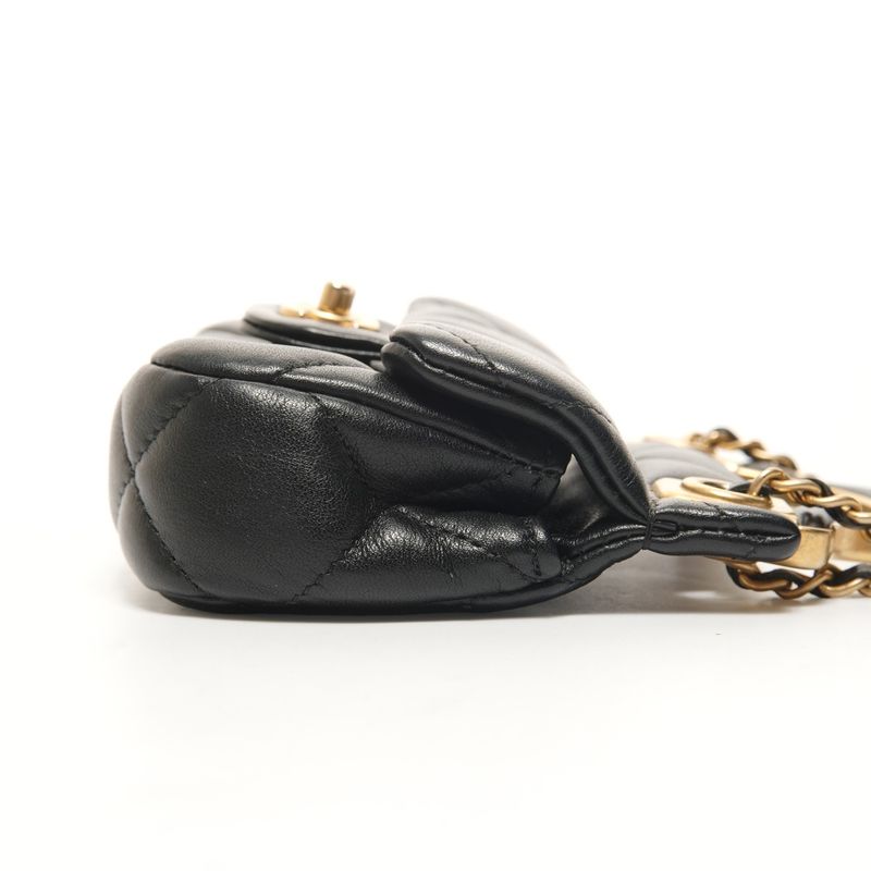 Chanel Shoulder Bag Quilted Chain Clutch Mini Wallet Card