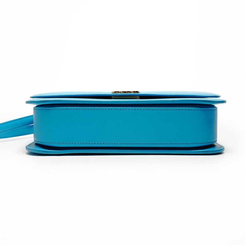 Loewe Shoulder Bag Goya Leather Turquoise Blue