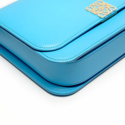 Loewe Shoulder Bag Goya Leather Turquoise Blue