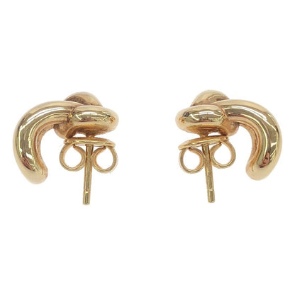 Bottega Veneta Knot Earrings Set Gold