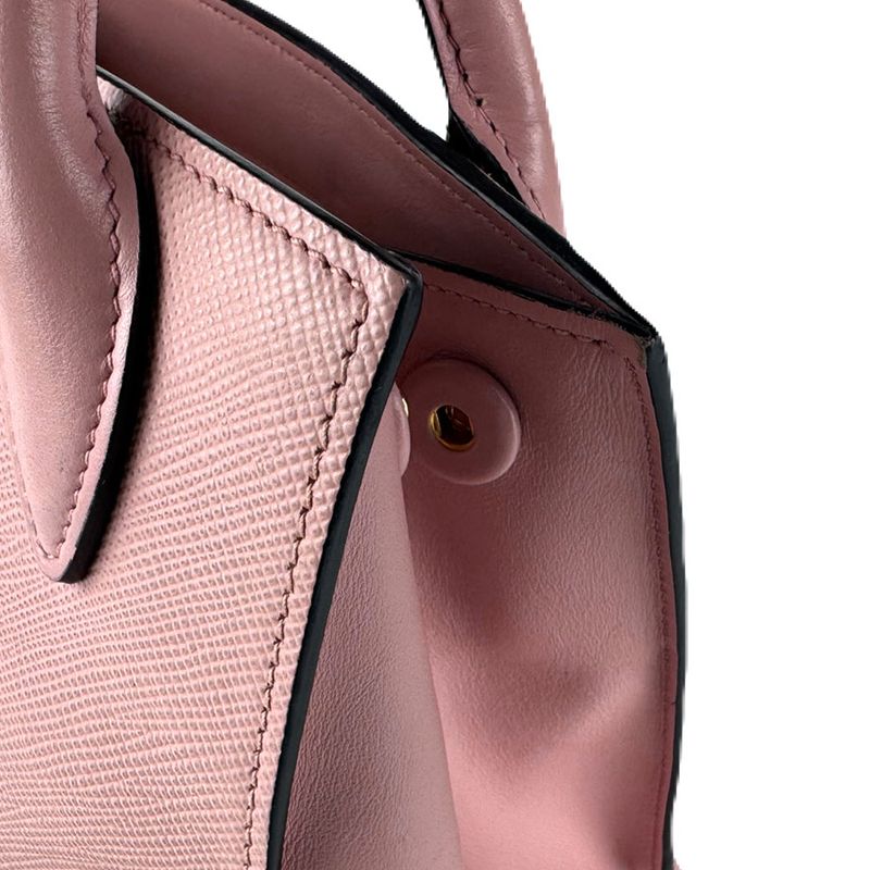 Prada Shoulder Bag Leather Pink
