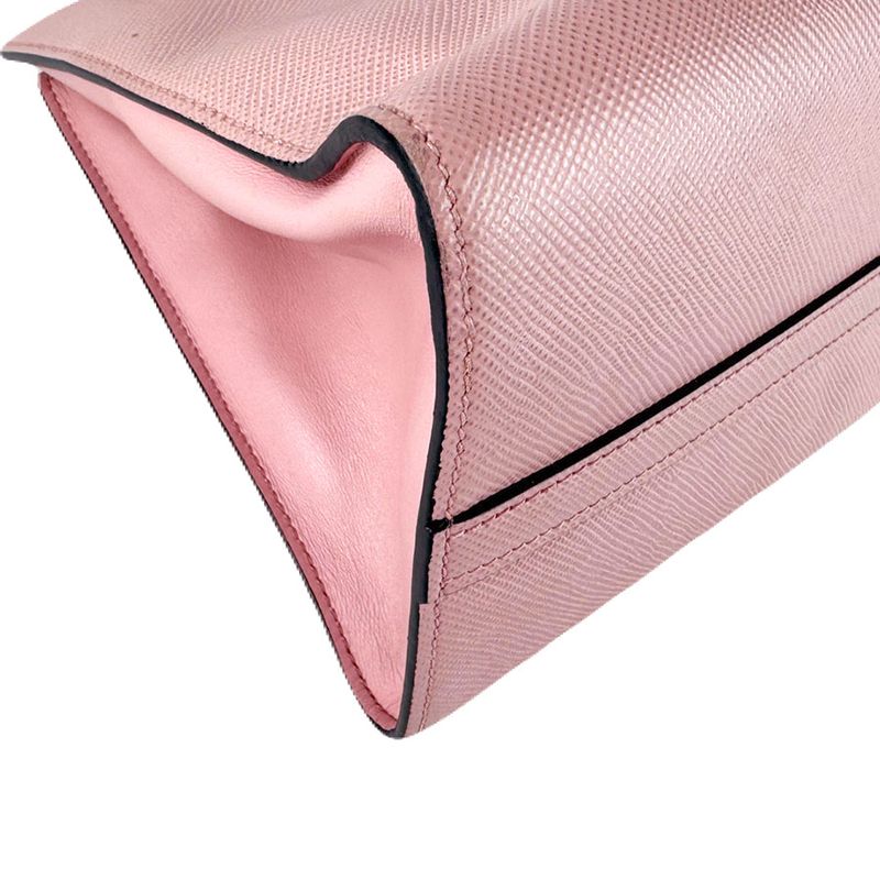 Prada Shoulder Bag Leather Pink