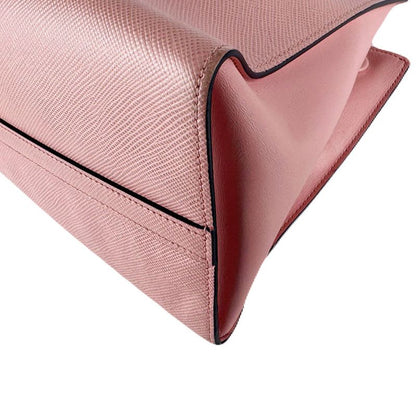 Prada Shoulder Bag Leather Pink