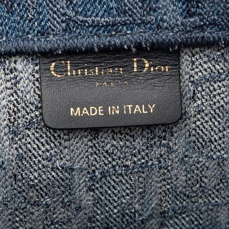 Dior Oblique Book Travel Blue Denim