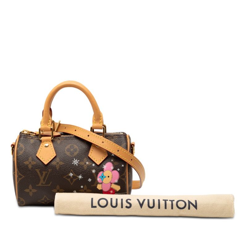 Louis Vuitton Monogram Nano Speedy Vivienne 2-Way Shoulder Bag