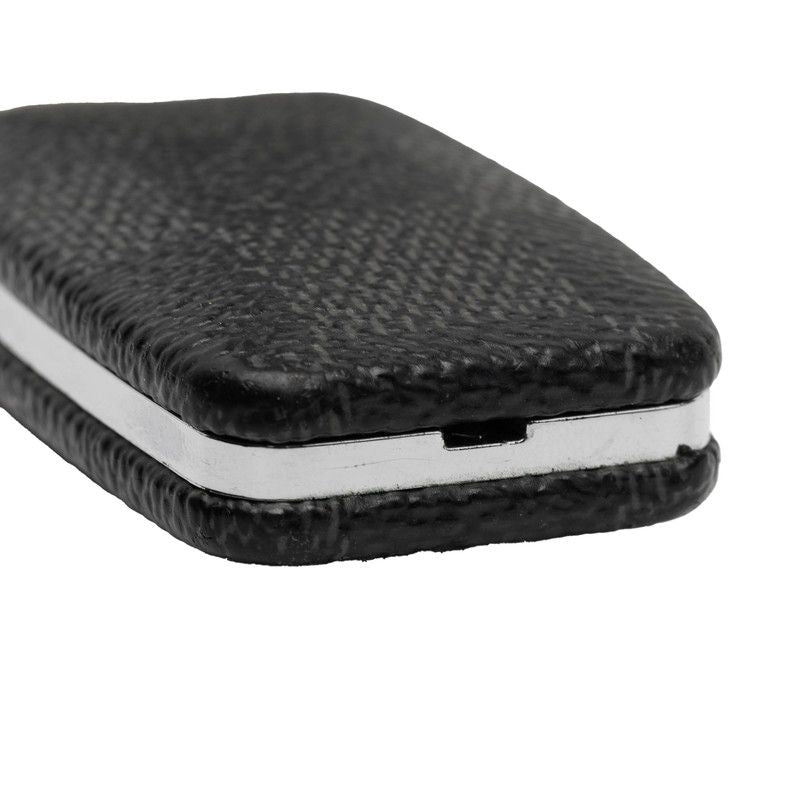 Louis Vuitton Damier Graphite Astropillar Key Ring Charm Black Silver