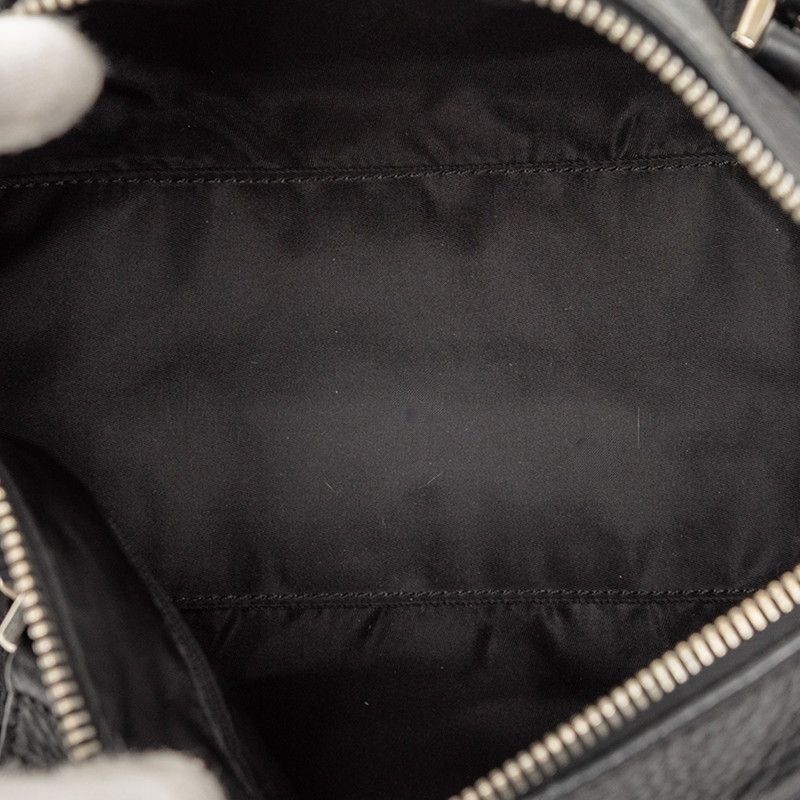 Dior Trotter Street Chic Mini Boston Bag Black Canvas Leather