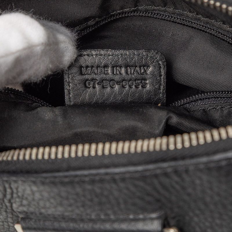 Dior Trotter Street Chic Mini Boston Bag Black Canvas Leather