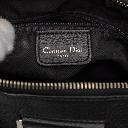 Dior Trotter Street Chic Mini Boston Bag Black Canvas Leather