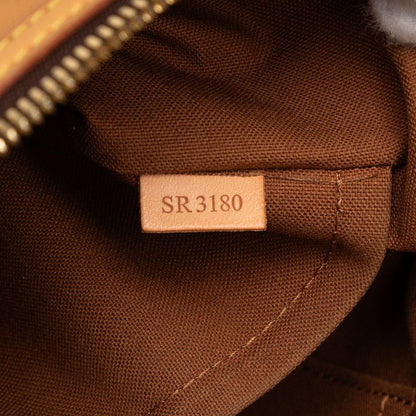 Louis Vuitton Monogram Palermo PM 2-Way Shoulder Bag Brown
