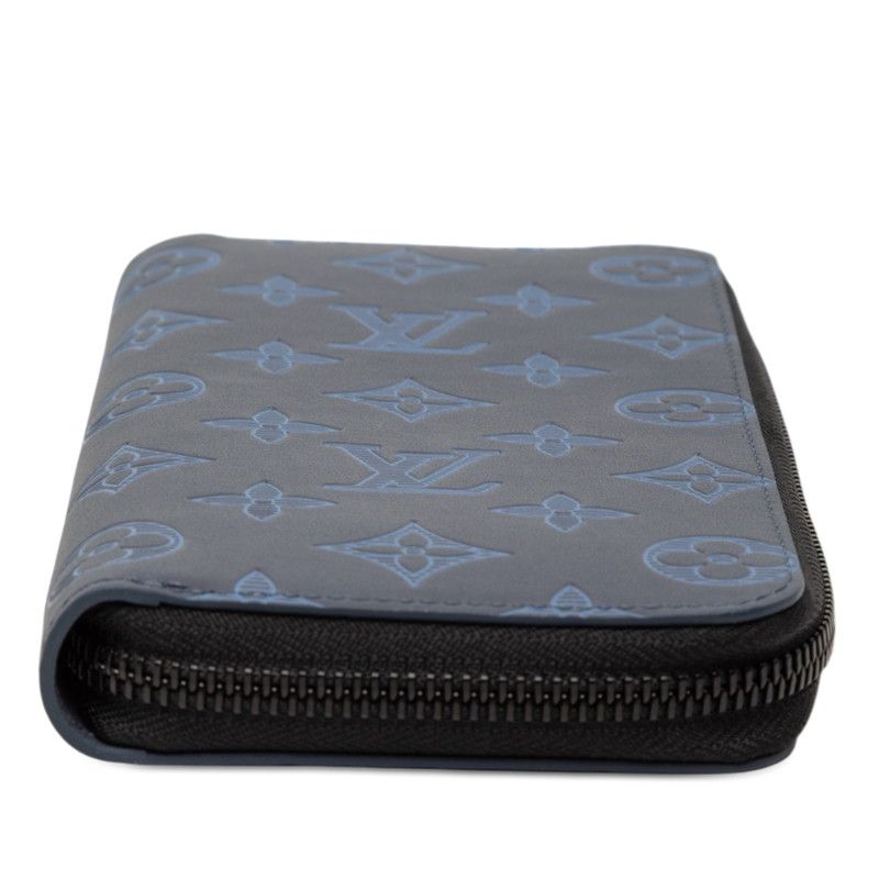 Louis Vuitton Monogram Shadow Zippy Long Wallet Vertical Zip Around