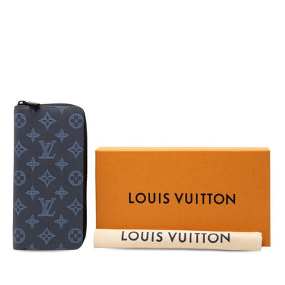 Louis Vuitton Monogram Shadow Zippy Long Wallet Vertical Zip Around