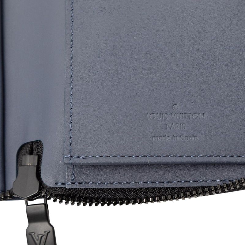 Louis Vuitton Monogram Shadow Zippy Long Wallet Vertical Zip Around