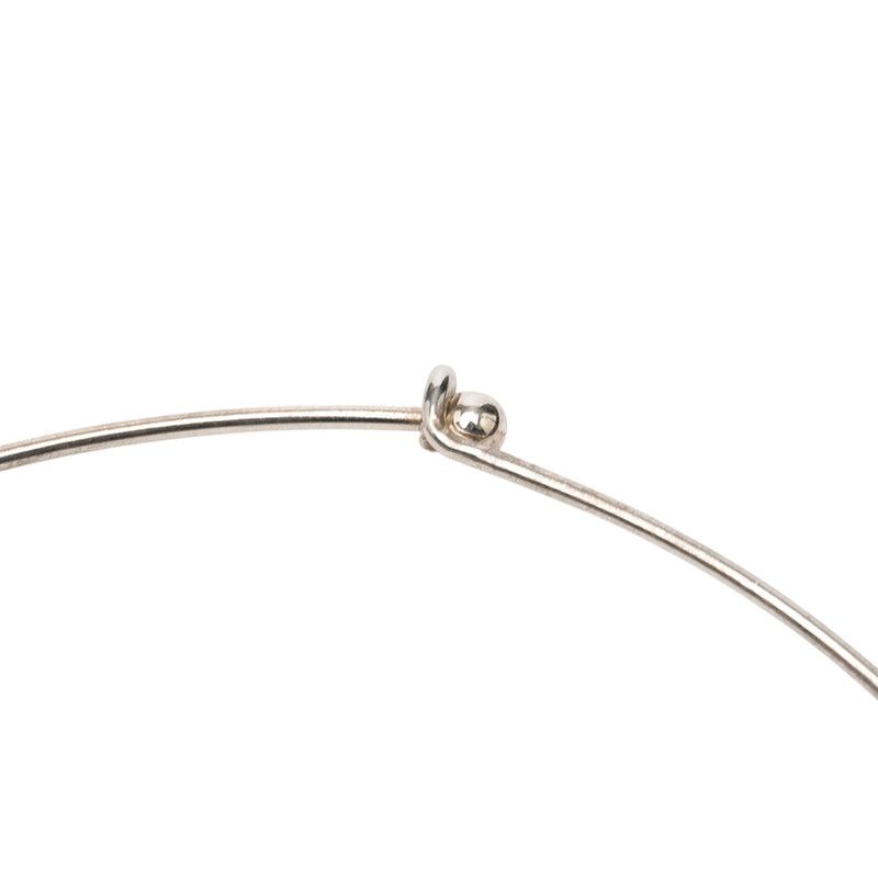 Chanel Camellia Necklace Choker Silver Metal