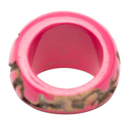 Louis Vuitton Bag Leo Monogram Ring #S Pink Wood