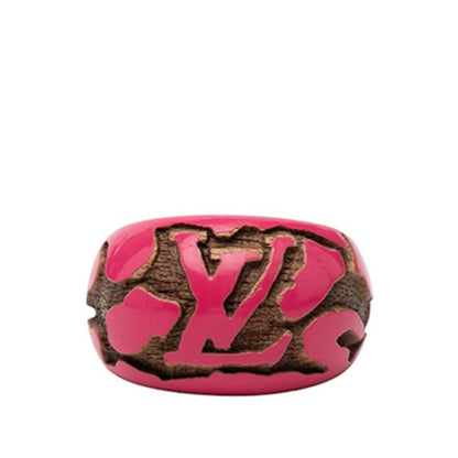 Louis Vuitton Bag Leo Monogram Ring #S Pink Wood