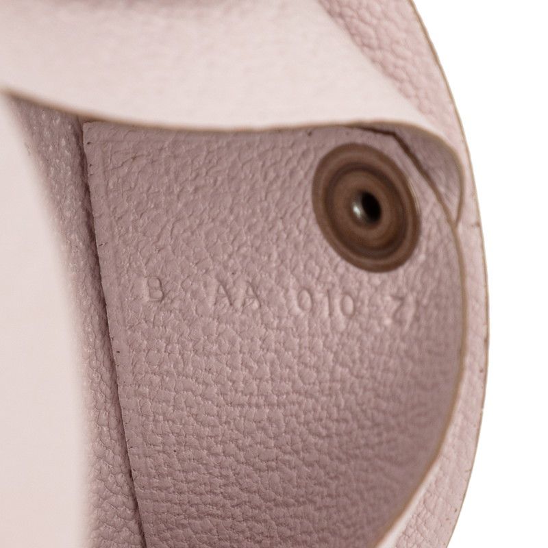 Hermes Calvi Card Case Business Card Holder Mauvepere Pink Chevre Misole