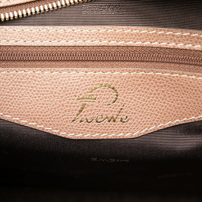 Loewe Anagram Pink Beige White Canvas Leather