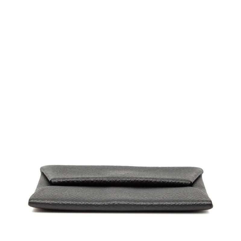 Hermes Bastia Black Veau Epsom