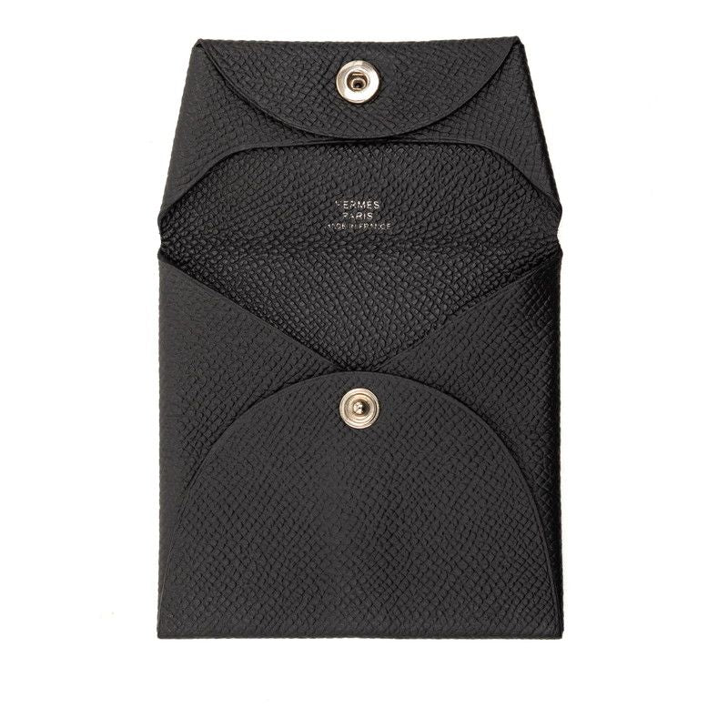 Hermes Bastia Black Veau Epsom