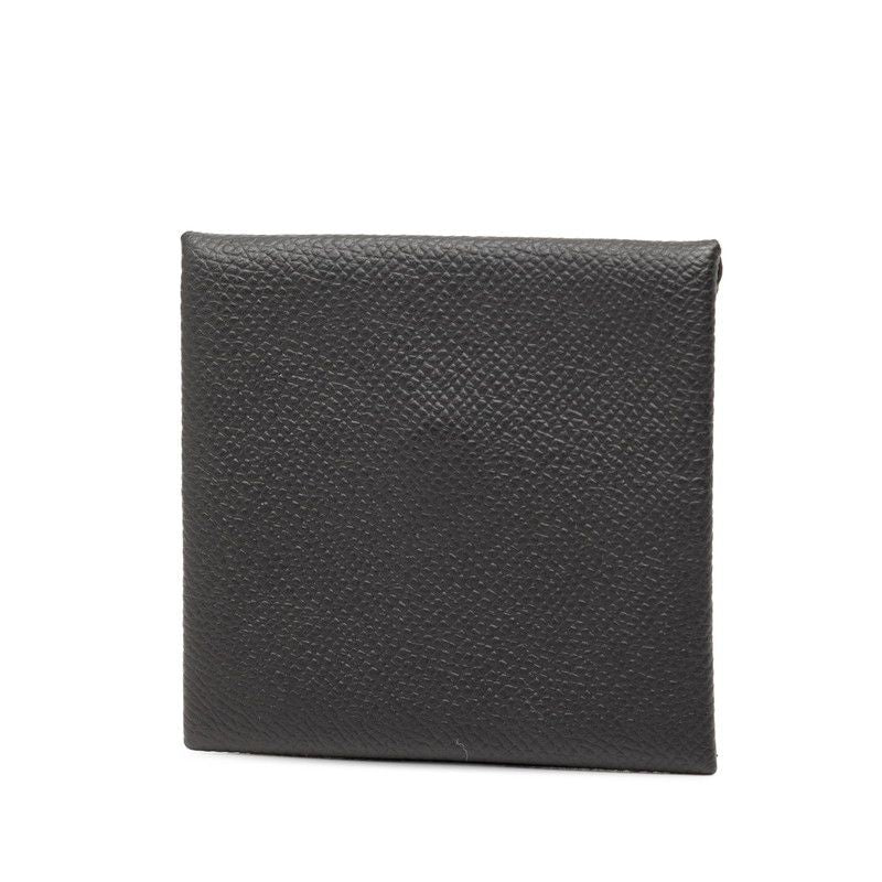 Hermes Bastia Black Veau Epsom