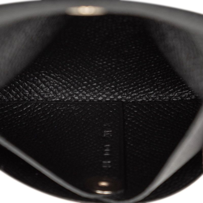 Hermes Bastia Black Veau Epsom