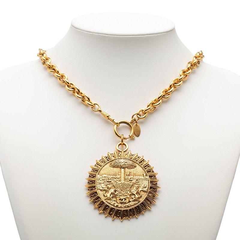 Chanel Gold Plated Necklace