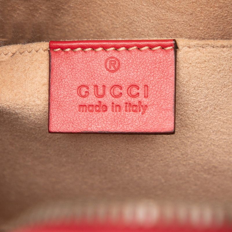 Gucci GG Marmont Backpack Red Leather