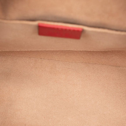 Gucci GG Marmont Backpack Red Leather