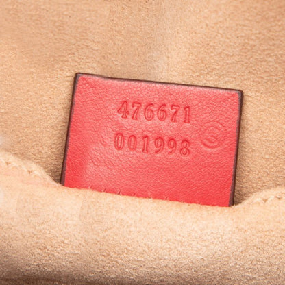 Gucci GG Marmont Backpack Red Leather