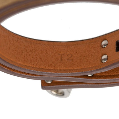 Hermes Mini Kelly Double Tour Bracelet Gold Chevre