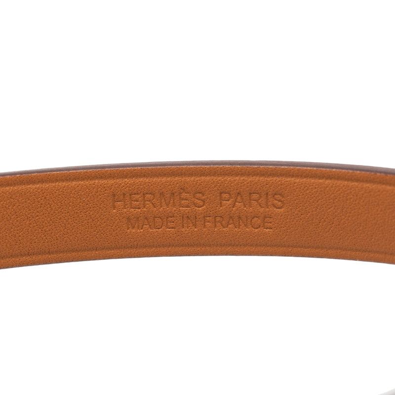 Hermes Mini Kelly Double Tour Bracelet Gold Chevre
