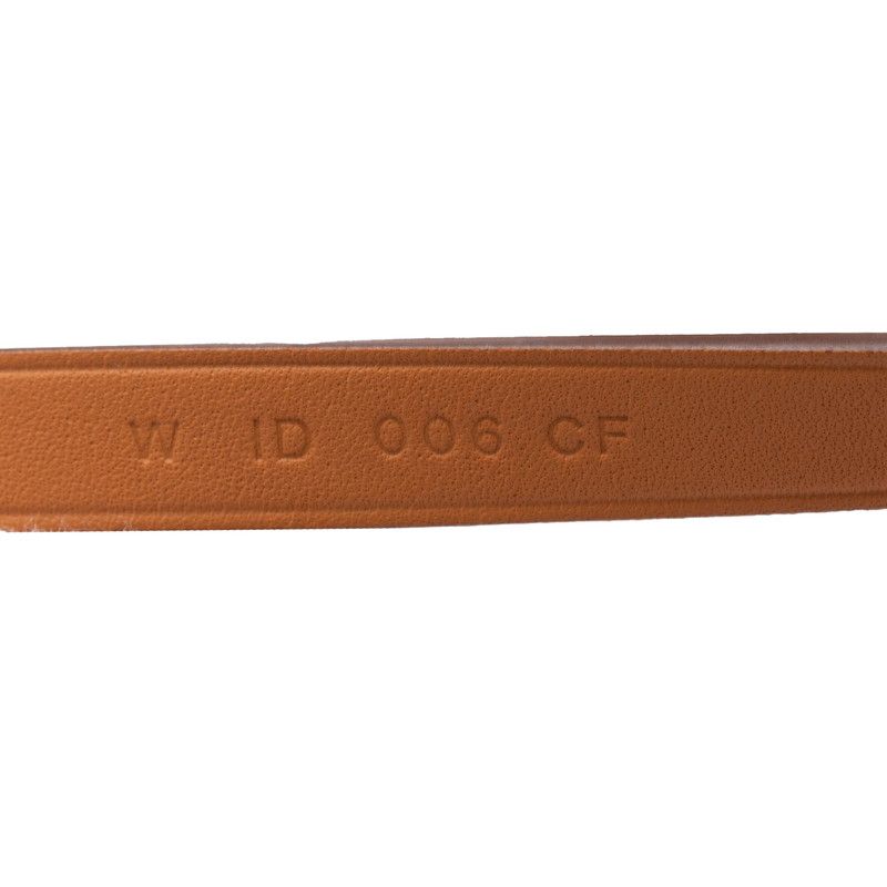 Hermes Mini Kelly Double Tour Bracelet Gold Chevre