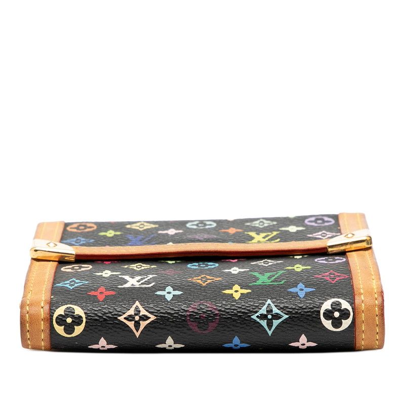 Louis Vuitton Monogram Multicolor Porte Monnaie Billets Cult Cles Hook Bifold