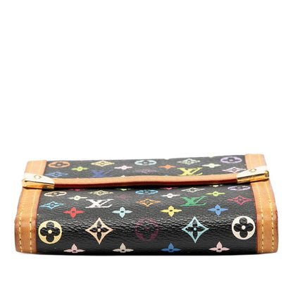 Louis Vuitton Monogram Multicolor Porte Monnaie Billets Cult Cles Hook Bifold