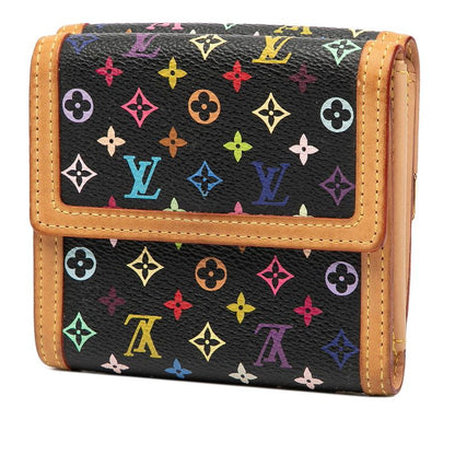 Louis Vuitton Monogram Multicolor Porte Monnaie Billets Cult Cles Hook Bifold