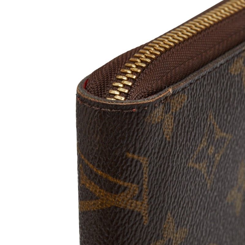 Louis Vuitton Monogram China Run Zippy Organizer Zip Around Wallet