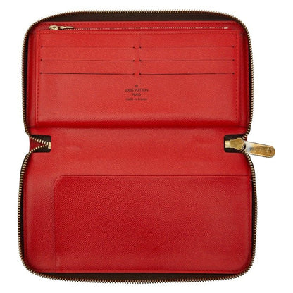 Louis Vuitton Monogram China Run Zippy Organizer Zip Around Wallet
