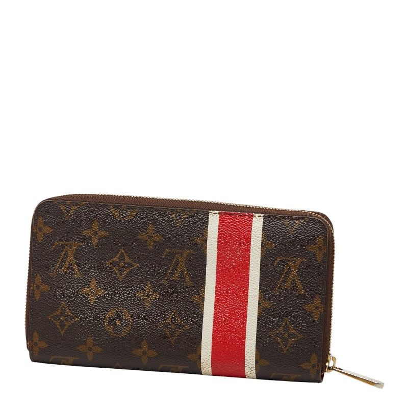 Louis Vuitton Monogram China Run Zippy Organizer Zip Around Wallet