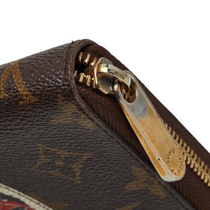 Louis Vuitton Monogram China Run Zippy Organizer Zip Around Wallet