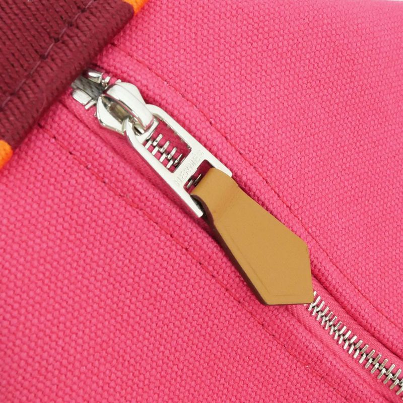 Hermes Bric-a-Brac PM Handbag Pouch Hibiscus Pink