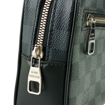 Louis Vuitton Second Bag Pochette Kasai Damier Graphite Leather
