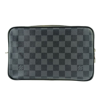 Louis Vuitton Second Bag Pochette Kasai Damier Graphite Leather
