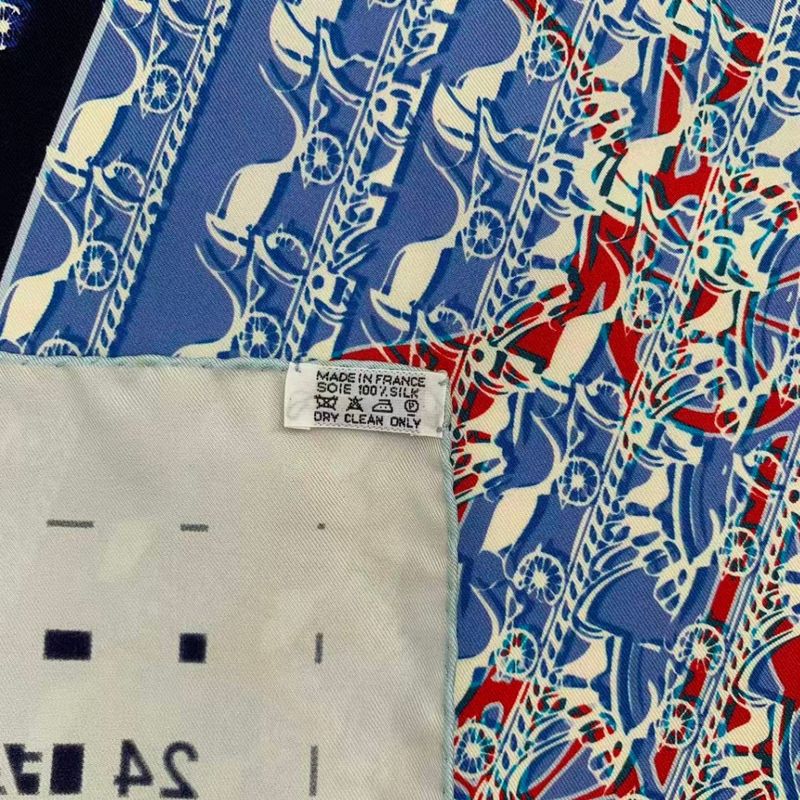 Hermes Carre 90 Scarf Silk 24 Faubourg Seconde Faubourg 24 Ginza Store