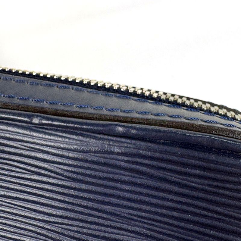 Louis Vuitton Dandy Briefcase MM 2-Way Shoulder Bag Business Epi Blue Marine