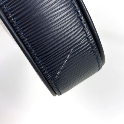 Louis Vuitton Dandy Briefcase MM 2-Way Shoulder Bag Business Epi Blue Marine