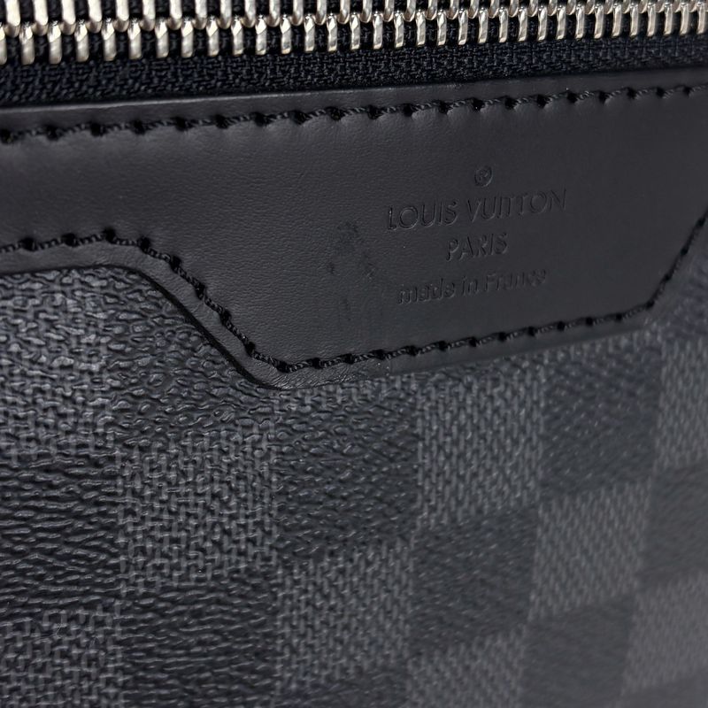 Louis Vuitton Mick MM Shoulder Crossbody Shoulder Bag Damier Graphite Black