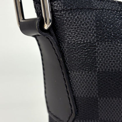 Louis Vuitton Mick MM Shoulder Crossbody Shoulder Bag Damier Graphite Black