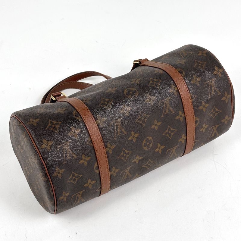 Louis Vuitton Papillon 30 Barrel Bag Tube Shape Old and Old Handbag