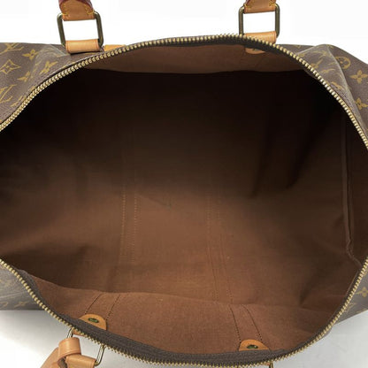Louis Vuitton Keepall 55 Travel Boston Bag Monogram Brown